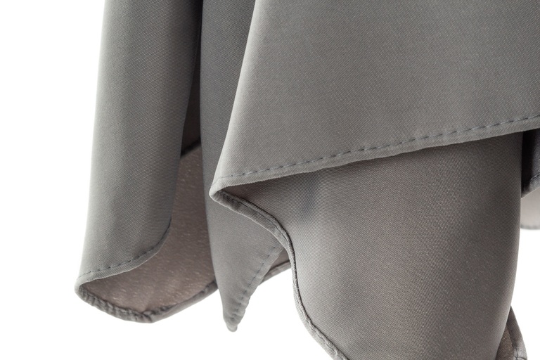 Parasole ogrodowe - Serwisowy Parasol ogrodowy WERONA składany 3.5 m DUŻY szary (8)