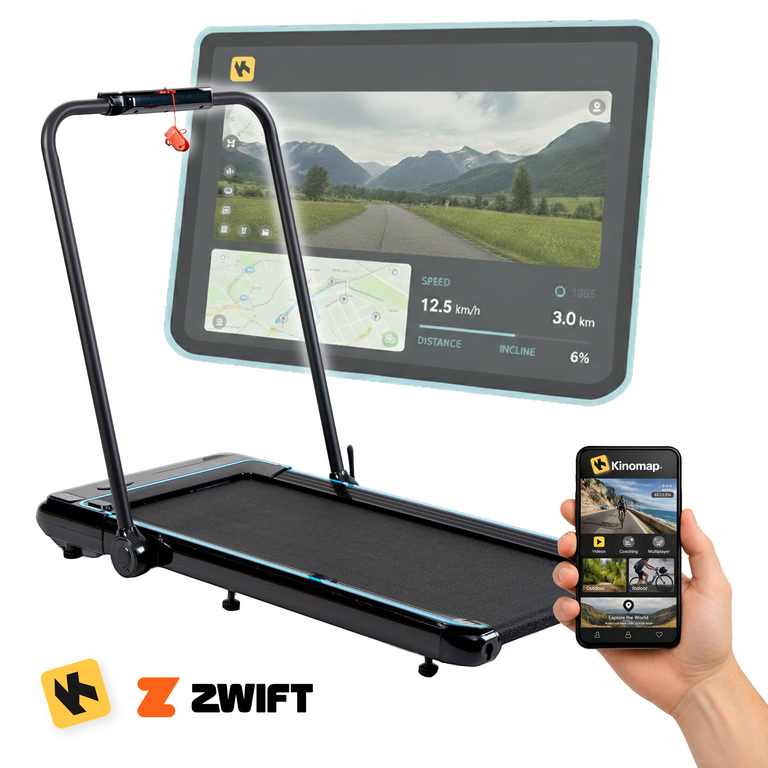 Bieżnie elektryczne - Bieżnia elektryczna domowa CORCIANO GIRO Składana 130KG 14KMH (1)