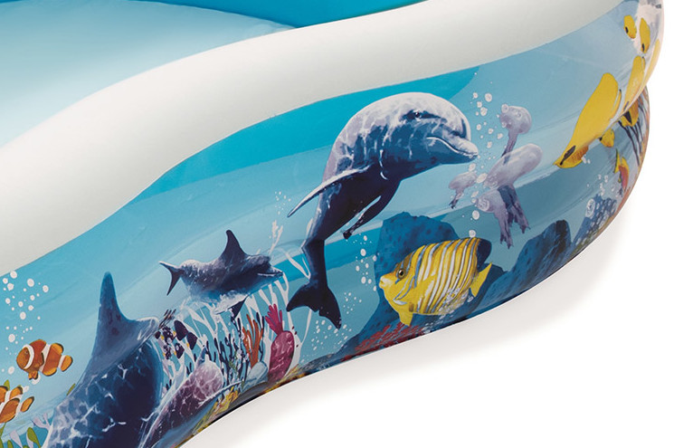 Baseny i materace - Basen Dmuchany Rodzinny Dla Dzieci 262x157x45cm BESTWAY 54118 EAN 6942138913224 (3)