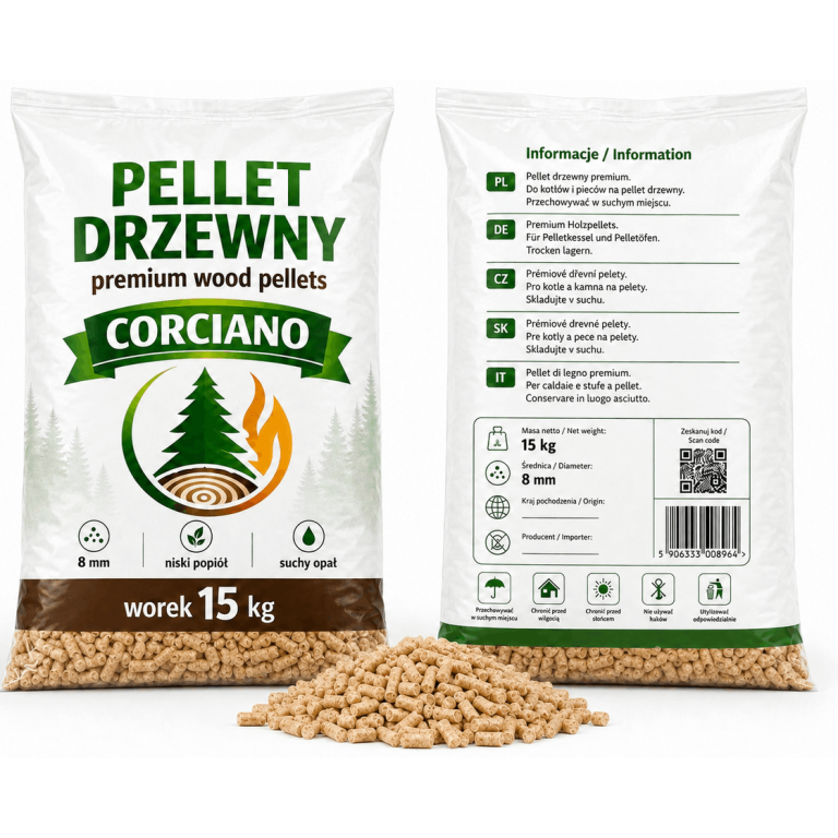 Pellet - Pellet drzewny Corciano Opał zimowy Paleta 975kg  (5)