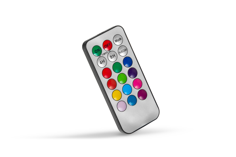 Boże Narodzenie - Prawdziwy wosk 3 ŚWIECE LED RGB  (9)