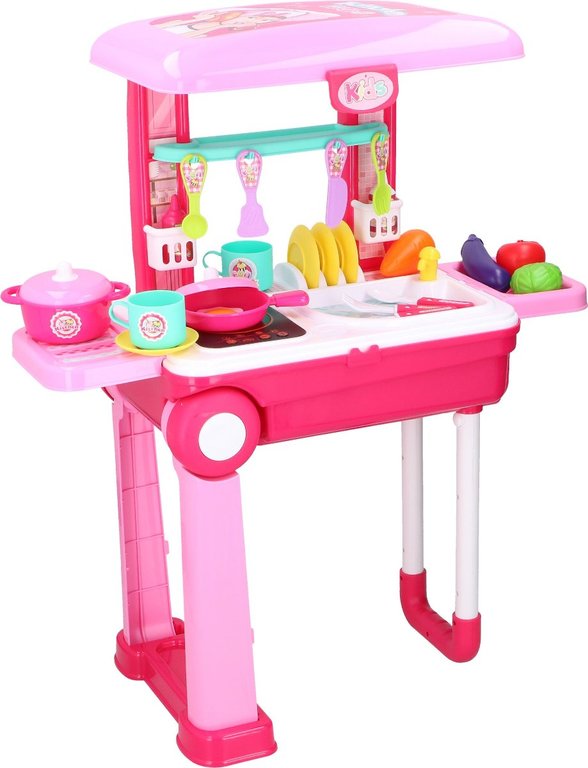 Dziecko - Zestaw Kuchnia 2w1 921 Walizka (2)