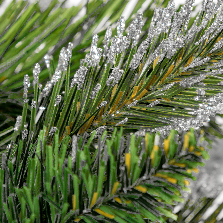 Choinki sztuczne - Sosna diamentowa choinka sztuczna LUX na pniu 160 cm (5)