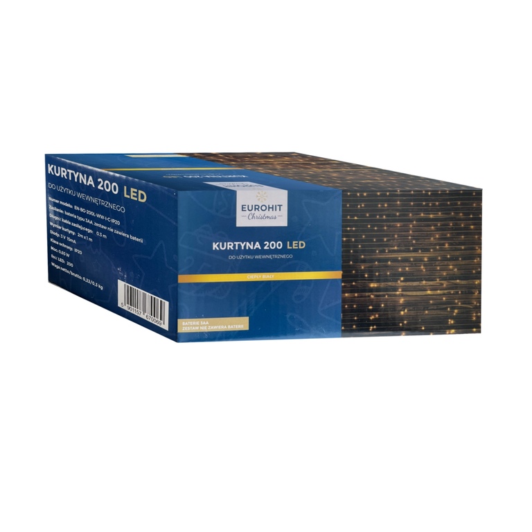 Lampki choinkowe - KURTYNA DRUCIK 200LED 2MX1M (3) Lampki choinkowe - KURTYNA DRUCIK 200LED 2MX1M (3)