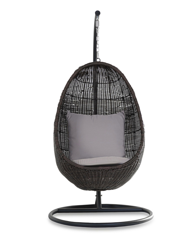 Fotele wiszące - Fotel wiszący MADERA KOSZ KOKON TECHNORATTAN HUŚTAWKA PREMIUM  (2)