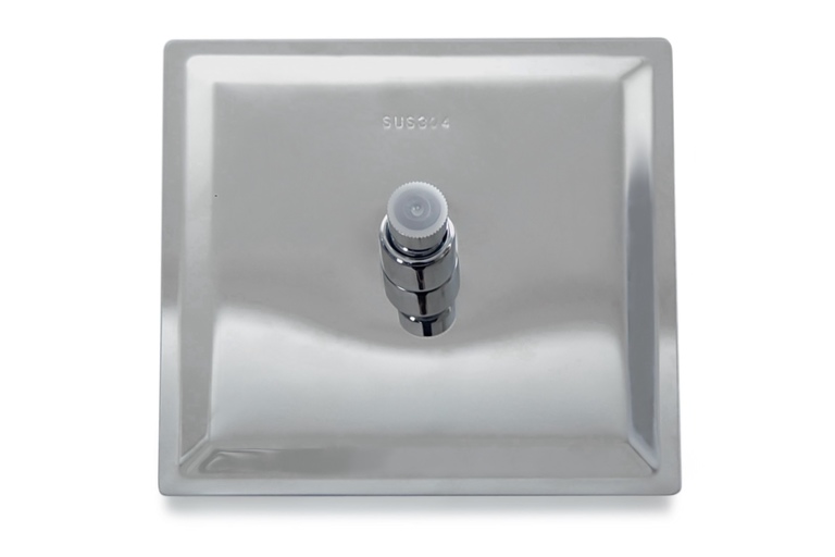 Deszczownice prysznicowe - Deszczownica Prysznicowa Kwadratowa 20cm CHROM Corciano (3)