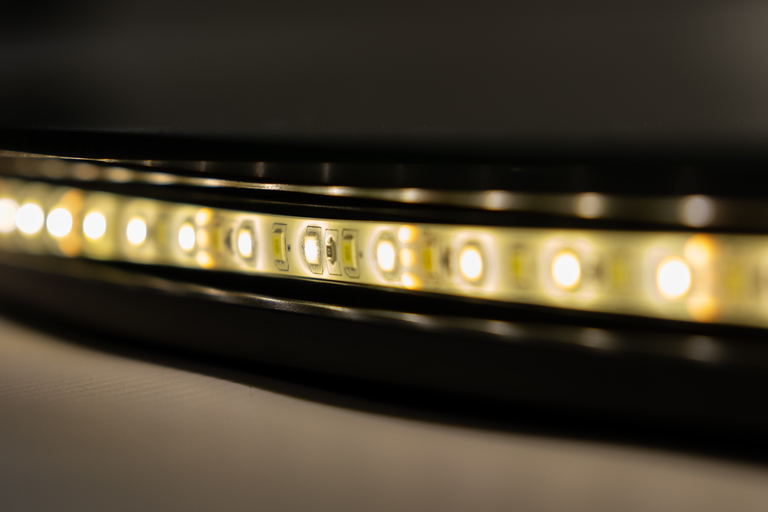 Lustra łazienkowe - Lustro ścienne łazienkowe okrągłe 80 cm z LED PODŚWIETLANE biały ciepły (7)