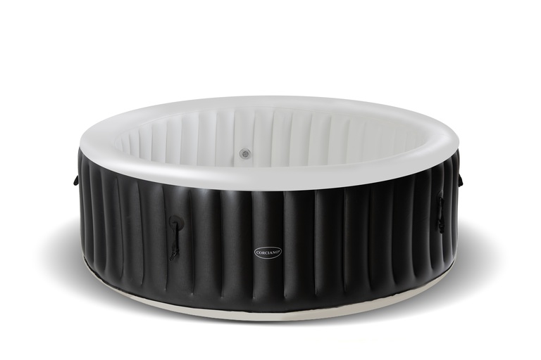 Jacuzzi ogrodowe - Jacuzzi Basen Ogrodowy Spa Corciano Okrągłe 180 x 66 cm Hydromasaż (2)