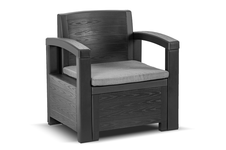 Zestawy ogrodowe - Zestaw ogrodowy wypoczynkowy Set Dakota polywood 4-osobowy (9)