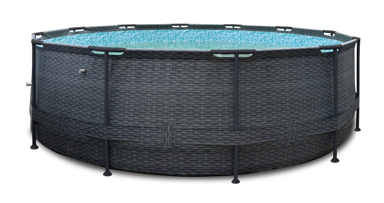Baseny stelażowe - Basen Ogrodowy Corciano 450 x 120 cm Pompa drabinka + Pokrywa (2)