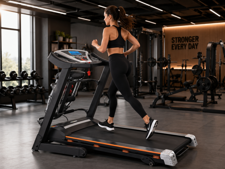 Bieżnie elektryczne - Bieżnia Elektryczna Domowa CORCIANO LAXE Składana Masażer 150KG 19KMH (6)