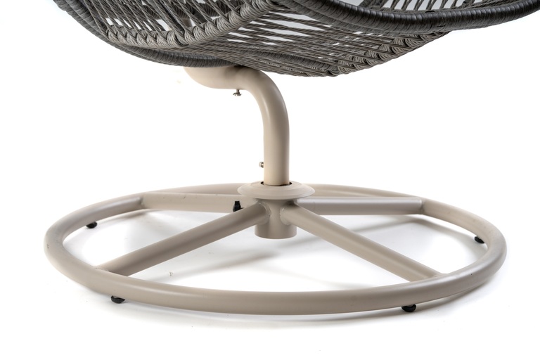 Fotele wiszące - Fotel Wiszący do OGRODU ORB Huśtawka Kokon Kosz Wolnostojący (9)