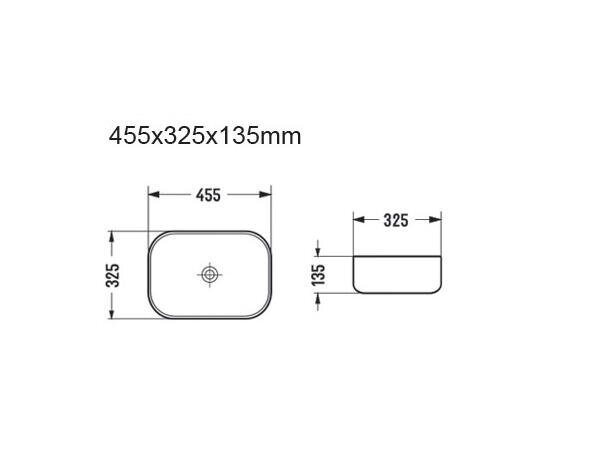 Akcesoria łazienkowe - Umywalka Nablatowa Corciano Silvia Curve Lśniąca Biel 46x33x14 cm (3)