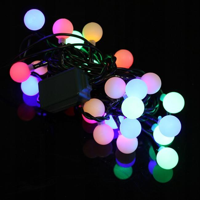 Lampki choinkowe - LED20 Lampki Kuleczki MULTIKOLOR 230V EAN 5901157673176 (3)