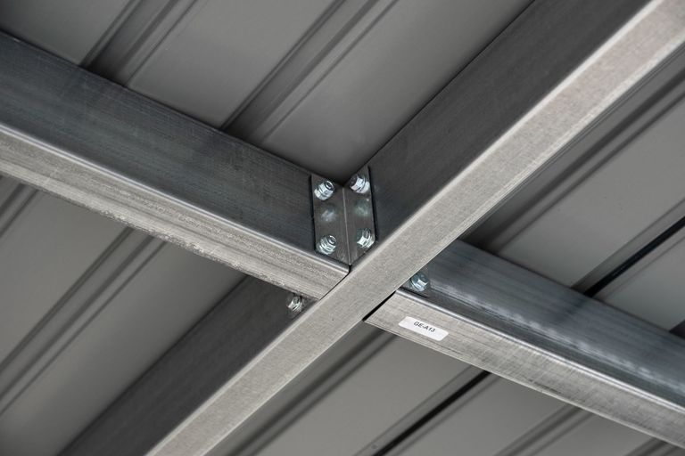 Domki / Garaże - Wiata samochodowa Komplet z Blachami Bocznymi garaż Carport 540 x 285 x 230 cm  (12)