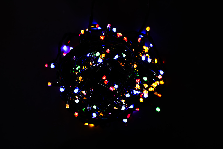 Boże Narodzenie - Lampki Choinkowe 300 LED Premium Multikolor  z dodatkowym gniazdem (2)