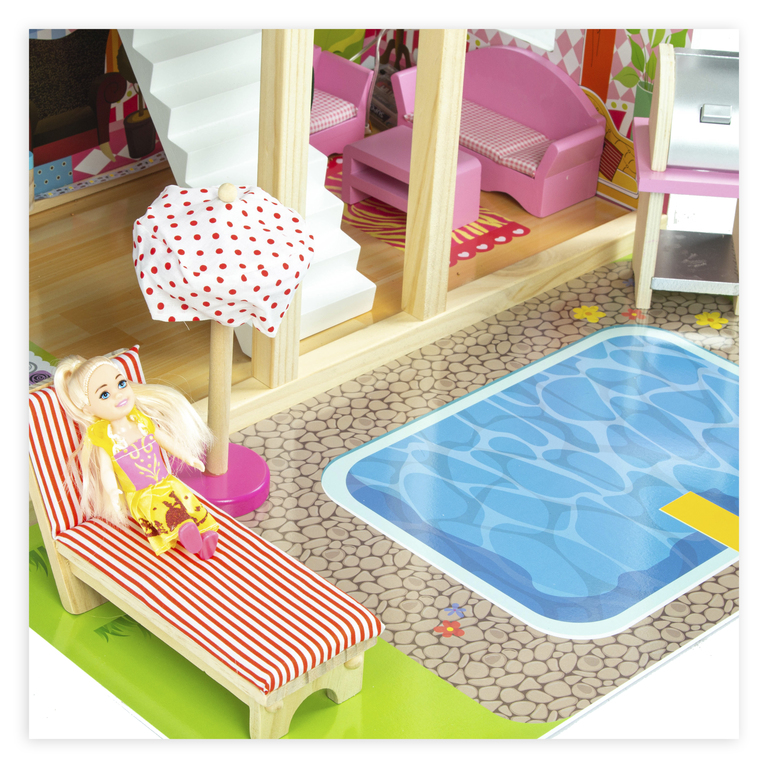 Zabawki  - Drewniany domek dla lalek (3) Zabawki  - Drewniany domek dla lalek (3)