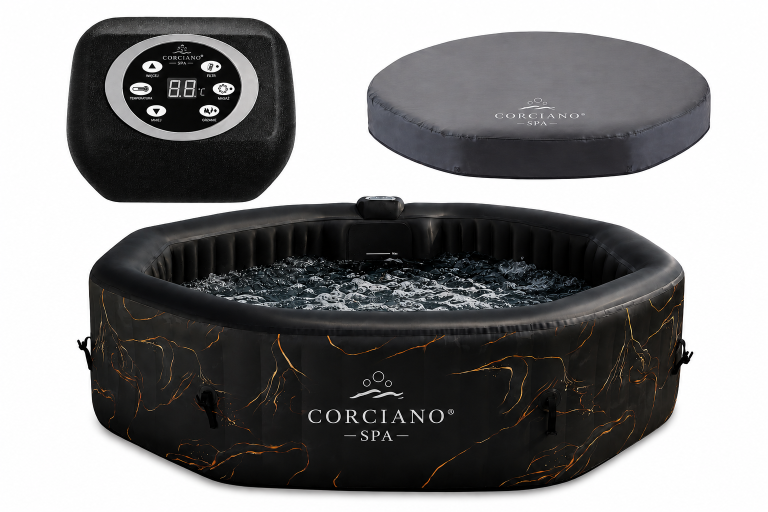 Jacuzzi ogrodowe - Jacuzzi Basen Ogrodowy Spa Corciano Octagon6 osobowe  1.95x1.95x0.65m  (1)