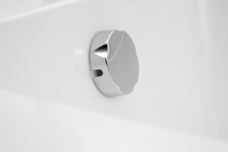 Wanny wolnostojące - Wanna biała NICOLE AKRYLOWA PRAWA/LEWA KOMPLET 160x70x52 (4)