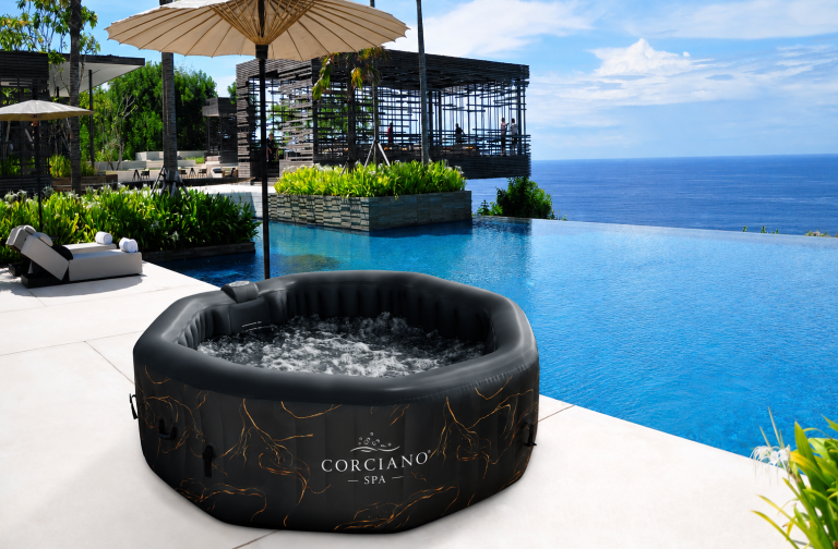 Jacuzzi ogrodowe - Jacuzzi Basen Ogrodowy Spa Corciano Octagon6 osobowe  1.95x1.95x0.65m  (3)