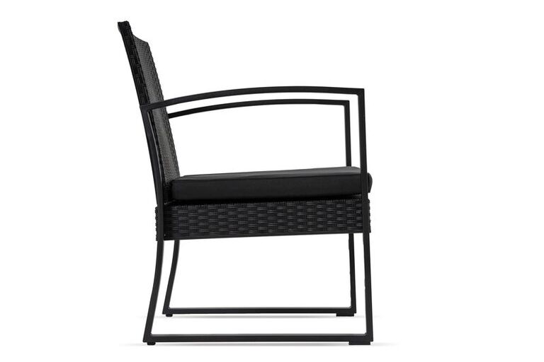 Zestawy ogrodowe - Zestaw mebli balkonowy Santos 2 krzesła + stolik kawowy (5)