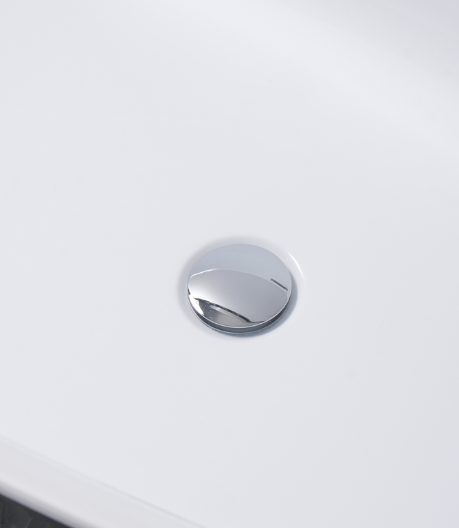 Wanny wolnostojące - Wanna wolnostojąca Malta Czarno-biała  170 x 80cm (13)