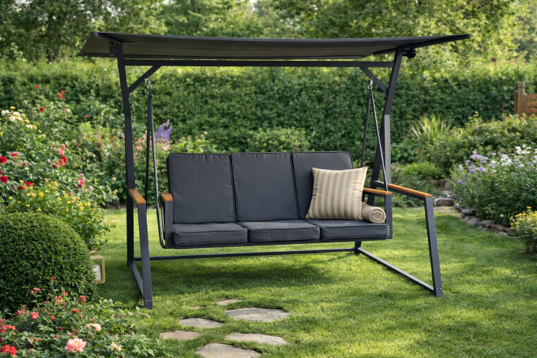 Huśtawki ogrodowe - Huśtawka ogrodowa Lux  linia PREMIUM  (4)