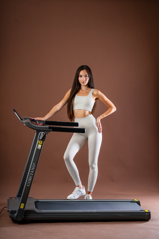 Bieżnie elektryczne - Bieżnia elektryczna domowa CORCIANO CINTRA Składana 140KG (6)