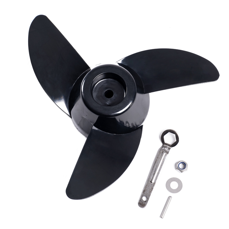 Dom - Silnik ZABURTOWY elektryczny 60 lb do Łodzi Pontonu 12V (9)