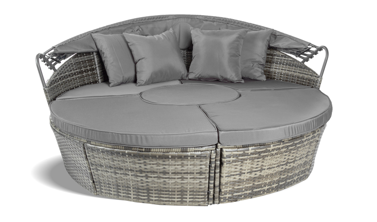 Meble ogrodowe - Wyspa Ogrodowa Bari Sofa Rattan leżanka łóżko polowe plażowe (8)