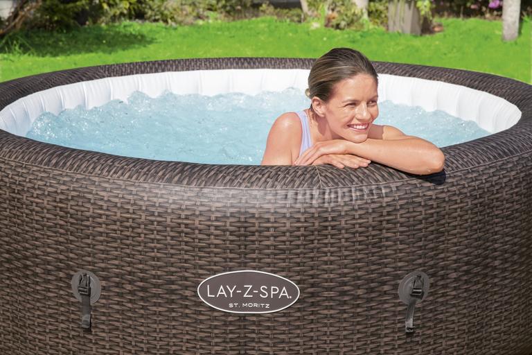 Baseny i materace - Jacuzzi Ogrodowe Moritz Lay-z Spa AirJet Bestway 216cm x 71cm (15)