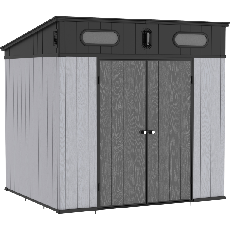 Domki / Garaże - Domek Narzędziowy Plastikowy Premium Ogrodowy Corciano 240x210x226 cm  (1)