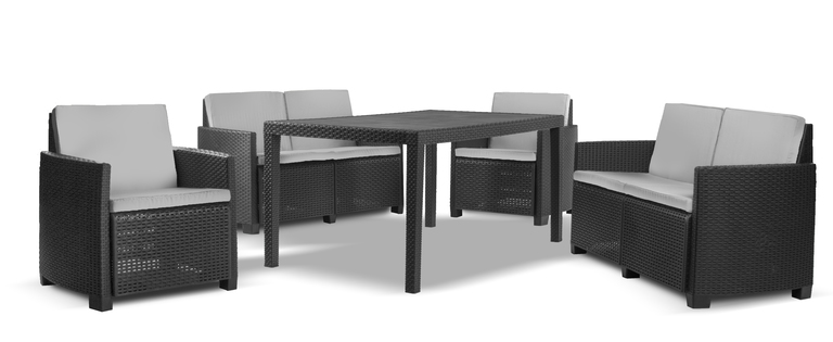 Meble ogrodowe - Zestaw Mebli Ogrodowych KING Sicilia EUROHIT Garden  (4) Meble ogrodowe - Zestaw Mebli Ogrodowych KING Sicilia EUROHIT Garden  (4)