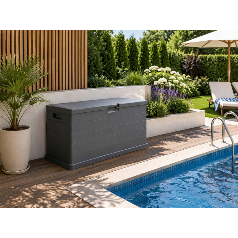 Skrzynie - Skrzynia ogrodowa Omega 117x38x56 210L grafit  (17)