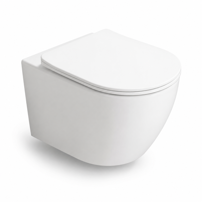 Miski WC - Miska WC Wisząca Corciano Nexa Base Bialy połysk 49x37 cm (1)