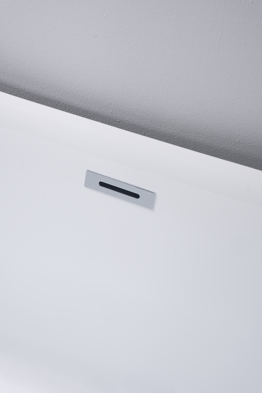 Wanny wolnostojące - Wanna wolnostojąca Malta Czarno-biała  170 x 80cm (12)