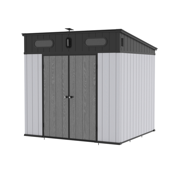 Domki / Garaże - Domek Narzędziowy Plastikowy Premium Ogrodowy Corciano 240x210x226 cm  (3)