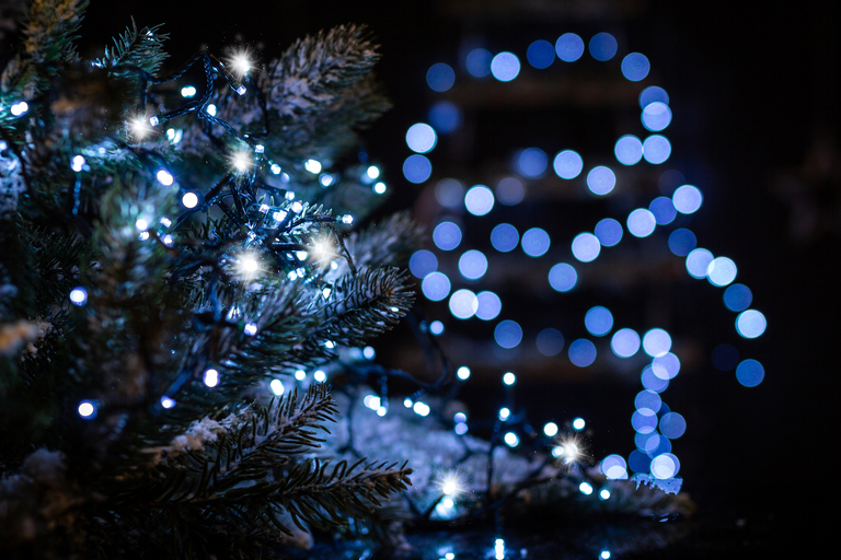 Lampki choinkowe - Lampki choinkowe 1000 led zimny biały efekt flesz 20% (5)