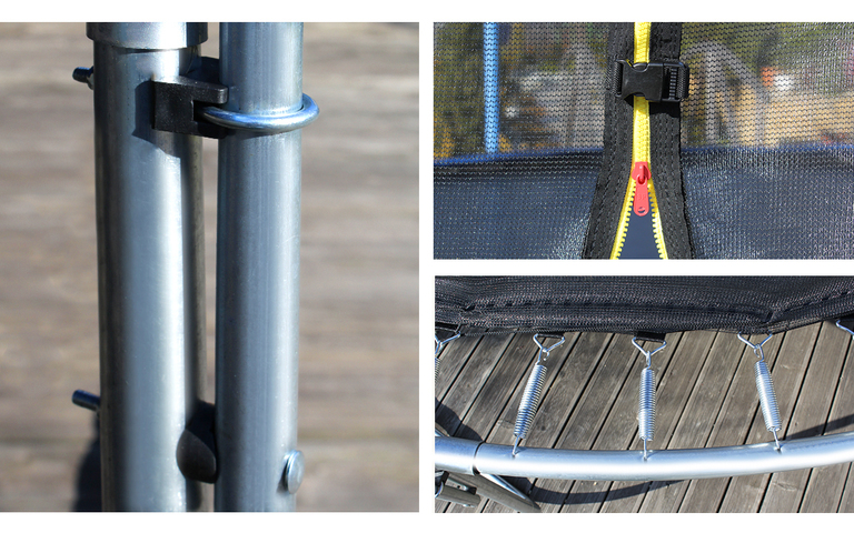 Trampoliny  - Trampolina 6FT 183CM Corciano z siatką wewnetrzną i drabinką (5)