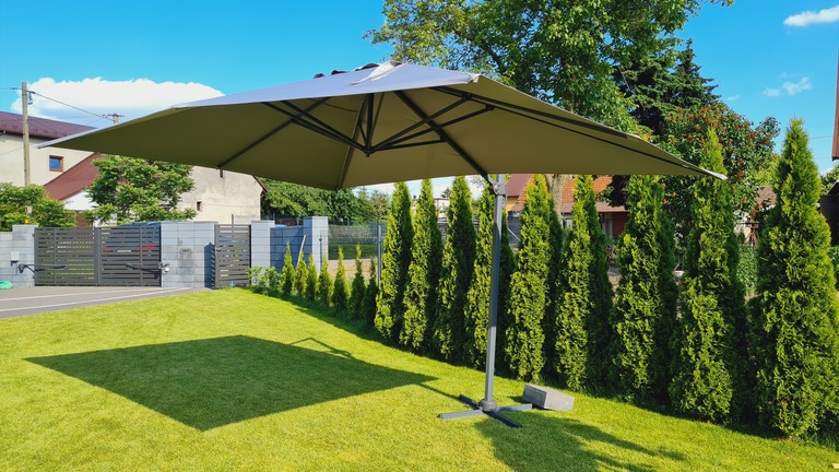 Parasole ogrodowe - Parasol OGRODOWY Roma PLUS 3x4 m Duży składany  (6) Parasole ogrodowe - Parasol OGRODOWY Roma PLUS 3x4 m Duży składany  (6)