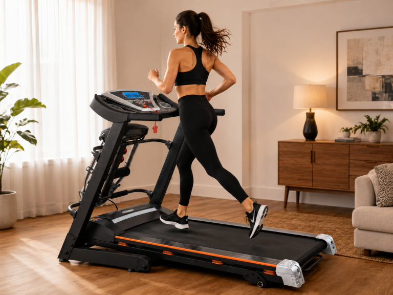 Bieżnie elektryczne - Bieżnia Elektryczna Domowa CORCIANO LAXE Składana Masażer 150KG 19KMH (10)