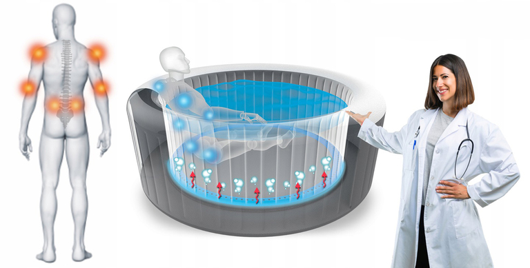 Baseny i materace - Jacuzzi Ogrodowe HELSINKI Lay-z Spa AirJet Bestway 180cm x 66cm (14)