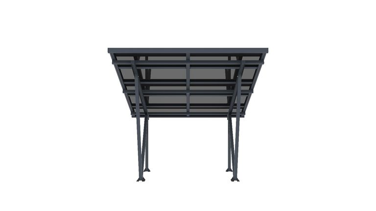 Domki / Garaże - Garaż samochodowy CARPORT Wiata FOTOWOLTAICZNA sama konstrukcja (9)