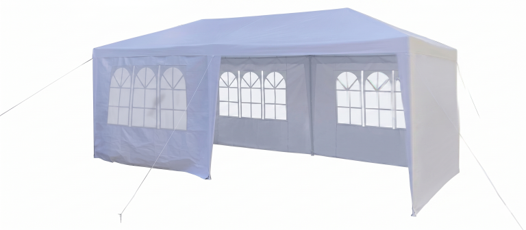 Pawilony ogrodowe - Pawilon ogrodowy Namiot 595x300x260 Biały (4)