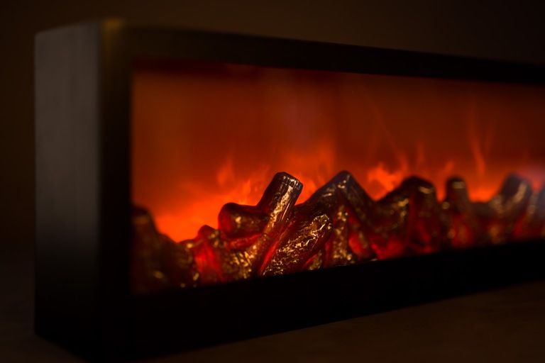 Boże Narodzenie - Latarenka z Kominkiem 10LED Prostokątna EUROHIT  (2)