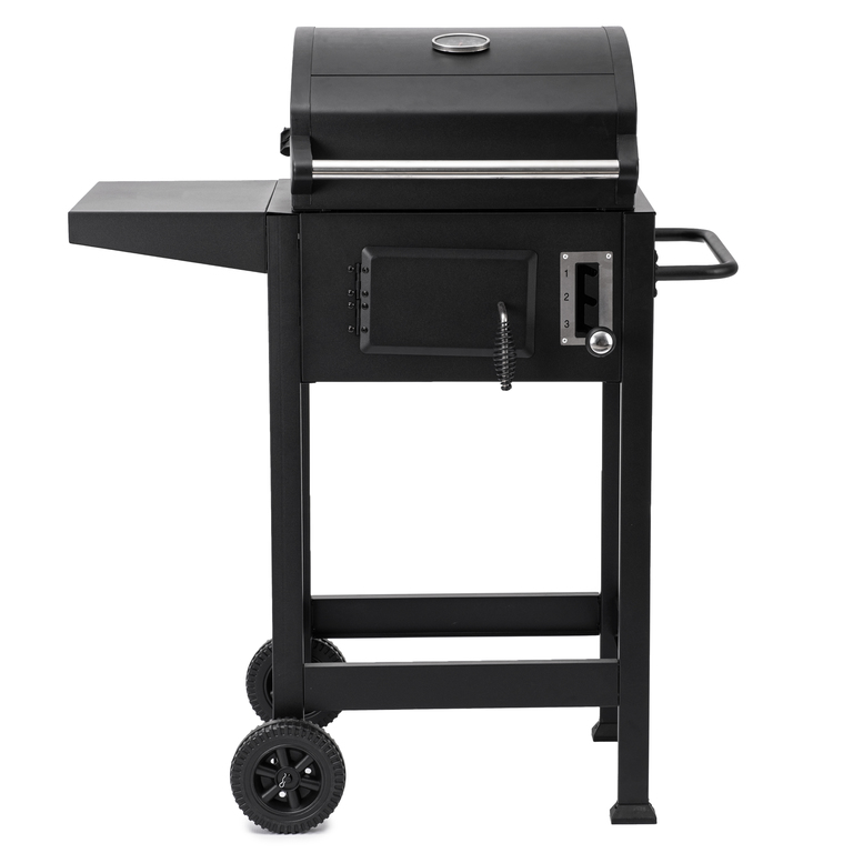 Grille - Grill ogrodowy węglowy ruszt żeliwny wózek ANGUL  SMART  (4)