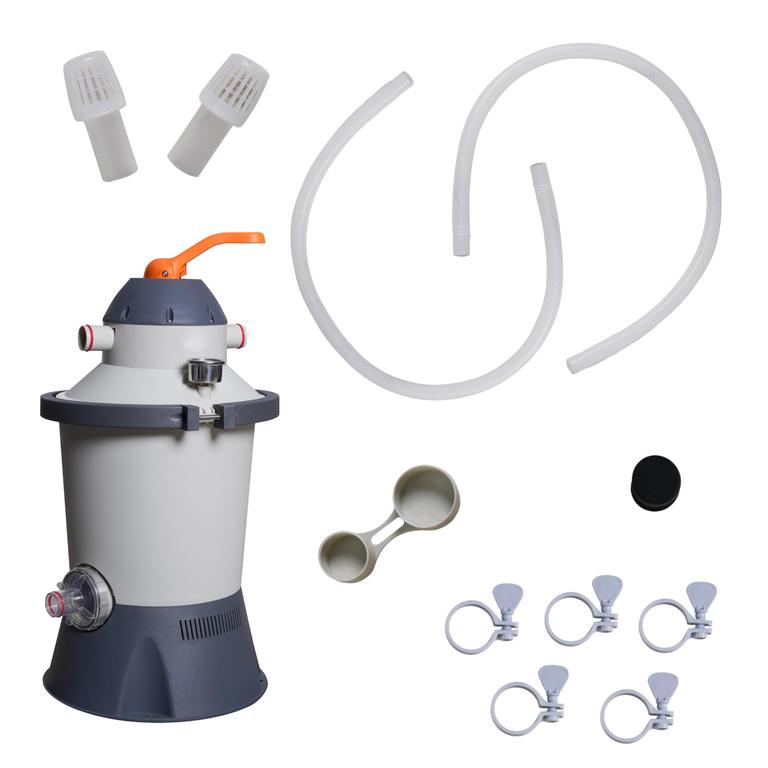 Baseny i materace - Pompa do Basenu Filtrująca Piaskowa Corciano 3785 litrów 90W (2)