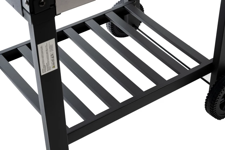 Grille - Grill ogrodowy węglowy ruszt żeliwny wózek Carbo - Angus PREMIUM (17)