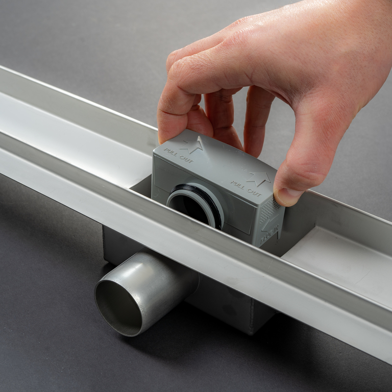 Odpływy liniowe - Odpływ liniowy 2w1 80 cm niski (10) Odpływy liniowe - Odpływ liniowy 2w1 80 cm niski (10)