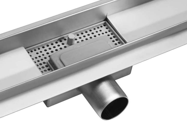 Odpływy liniowe - Odpływ liniowy 2w1 80 cm niski (8) Odpływy liniowe - Odpływ liniowy 2w1 80 cm niski (8)